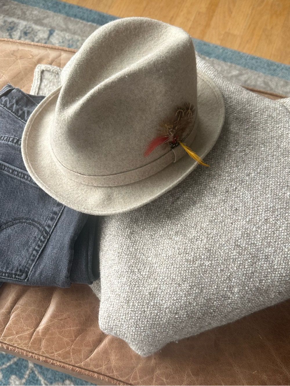 Pendleton Cream Wool Fedora